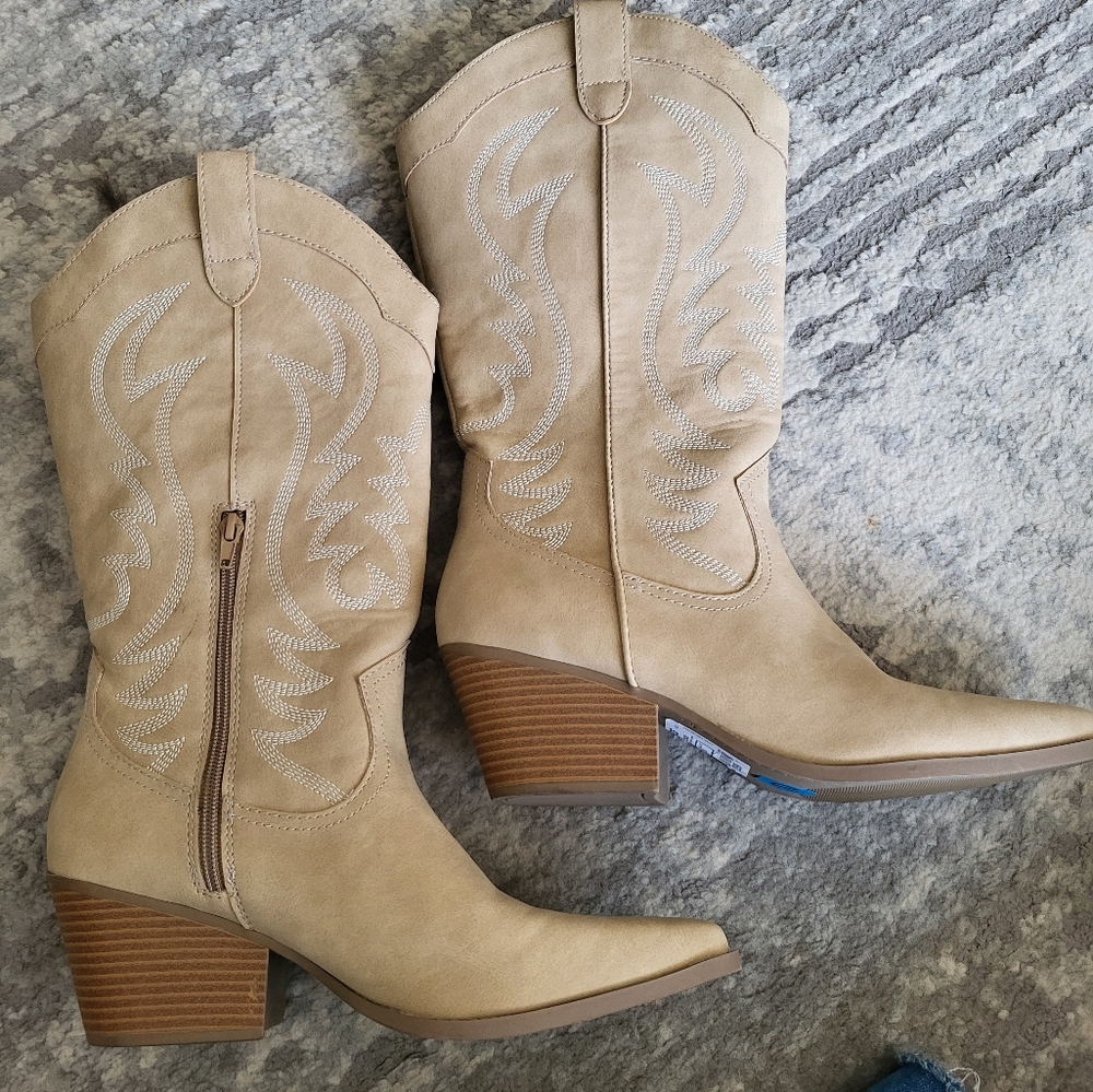 New cowboy boots